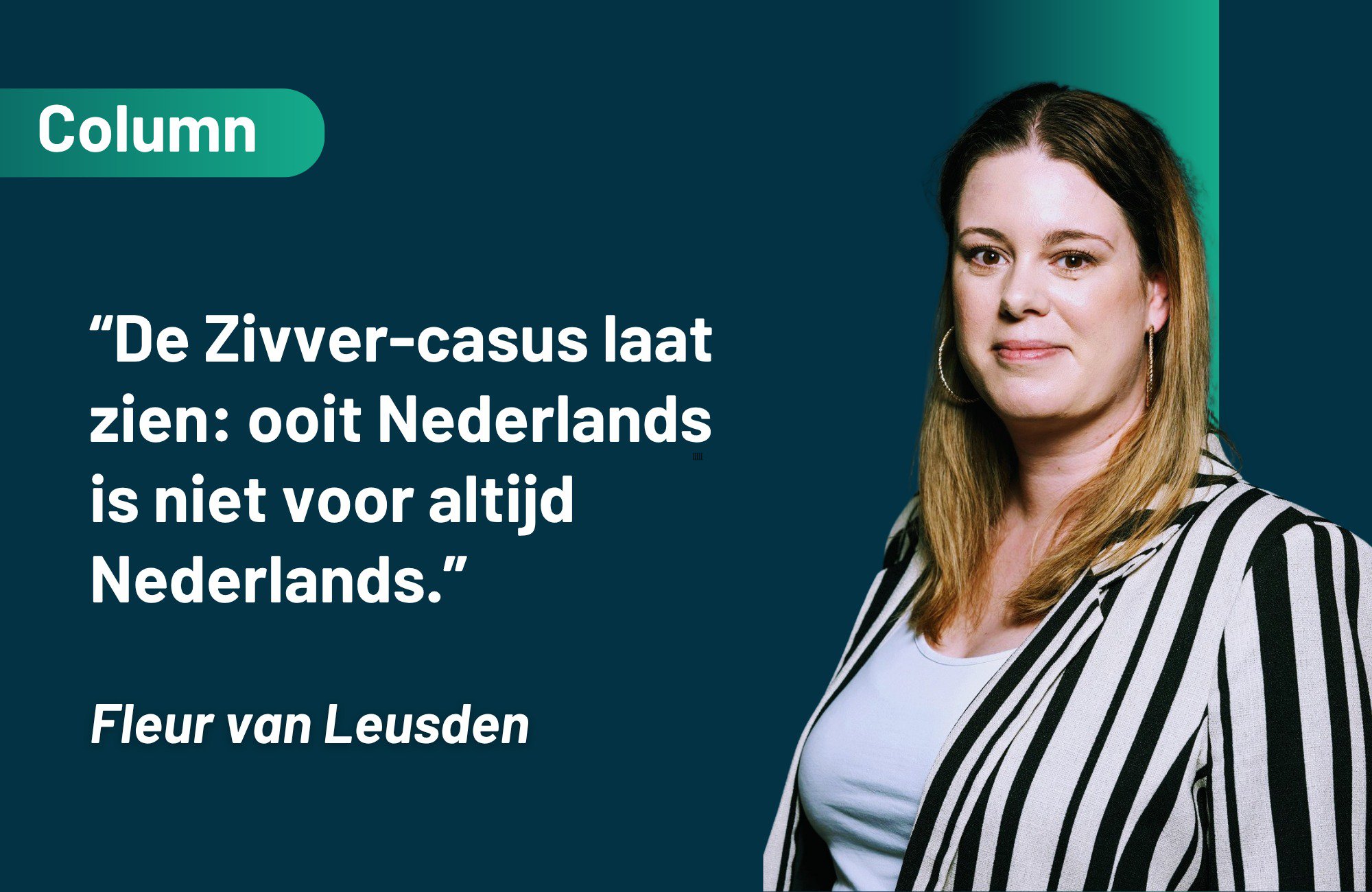 Van Hollands hoop tot buitenlandse handen: lessen uit de Zivver-casus cover