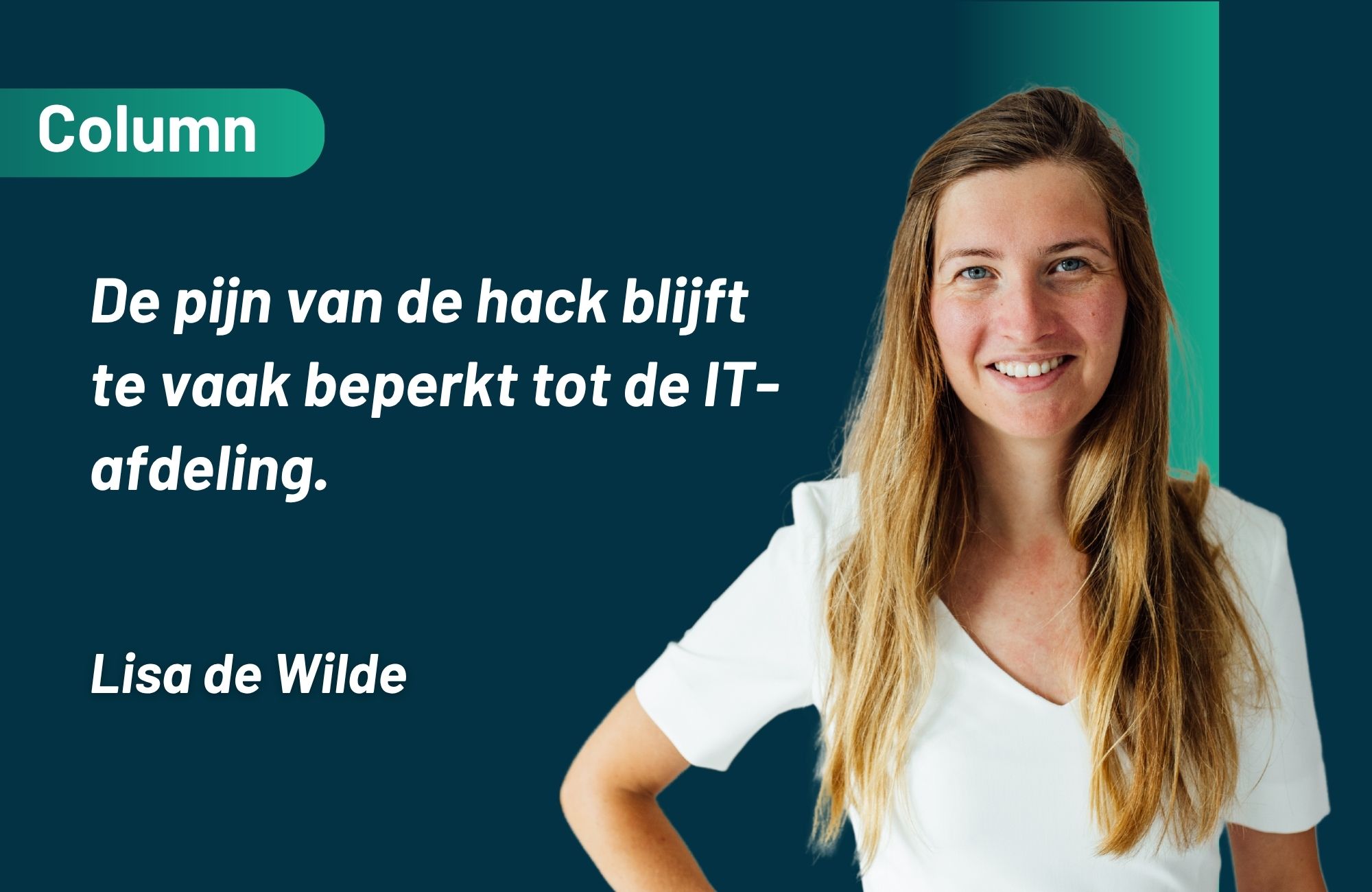 Een hack is geen garantie voor verandering.