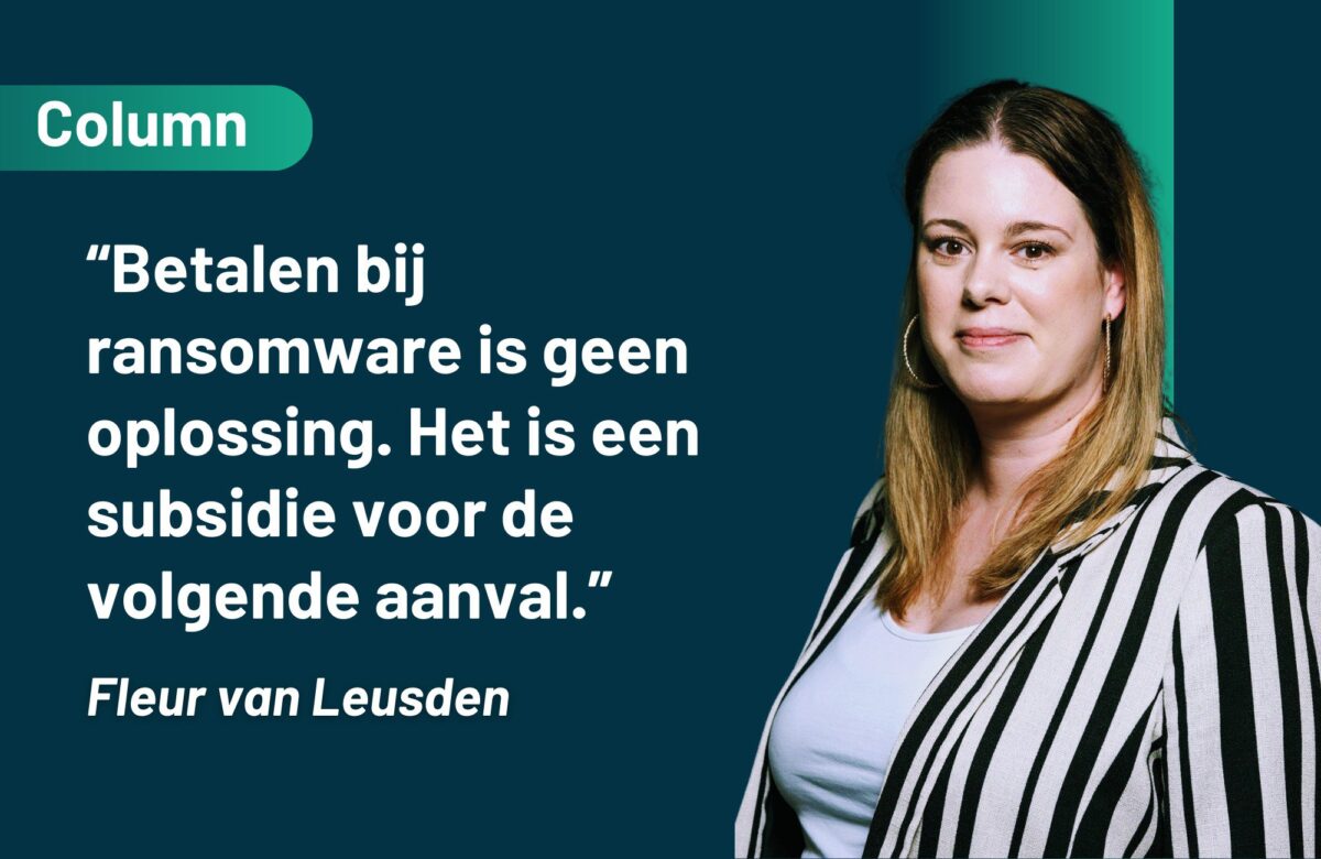 Het ‘duivelse dilemma’ bij ransomware is een excuus om betalen goed te praten cover