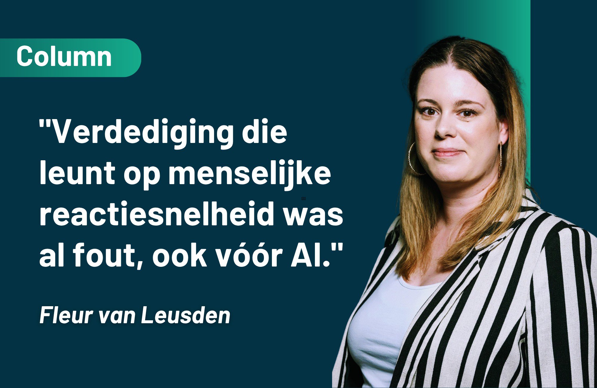 Machine speed als AI dreiging is marketing cover
